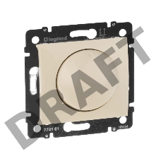 Механизм светорегулятора СП Valena 400Вт поворот. сл. кость Leg 774161