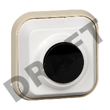 Выключатель кнопочный 250В 0.4А для электрозвонков DIY SchE A1-04-011-I