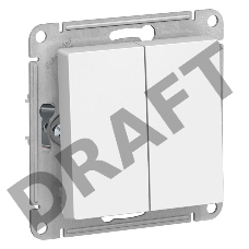 Механизм выключателя 2-кл. ATLAS DESIGN (сх.5) 10АХ бел. SchE ATN000151