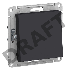 Механизм переключателя 1-кл. ATLAS DESIGN (сх.6) 10АХ карбон