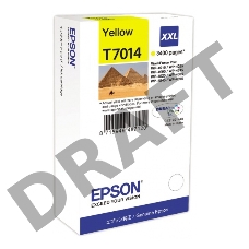Струйный картридж EPSON C13T70144010 WP 4000/4500 Series Ink XXL Cartridge Yellow 3.4k