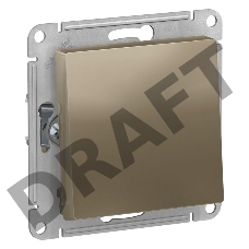 Механизм переключателя 1-кл. ATLAS DESIGN (сх.6) 10АХ шампань SchE ATN000561