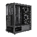 Корпус Miditower ExeGate EVO-8243-NPX500 (ATX, БП 500NPX с вент 12 см, 2*USB+1*USB3.0, черный, 3 вент. с RGB подсветкой, боковая панель - закаленное стекло)