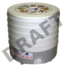 Сушка для фруктов и овощей Ротор СШ-002 5под. 520Вт белый