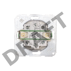 Переключатель DEA 2кл прох. с/у 10А мех. Бел KRANZ (1/10/120)