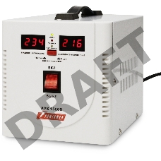 Стабилизатор напряжения Powerman AVS 1500D (1500ВА,12А,КПД 98%,циф. индикация вх./вых. напряж.)