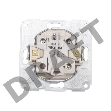 Переключатель DEA 1кл прох. (инд) с/у 10А мех. Бел (KRANZ 1/10/120)