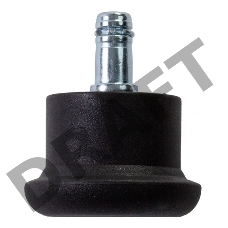 Набор заглушек для кресел Бюрократ FootSet35 черный для паркета/ламината