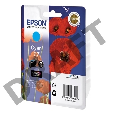 Картридж струйный Epson C13T17024A10 голубой для Epson XP33/203/303 (150стр.)