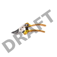 Секатор PALISAD 60529  усиленный 170мм прямой рез металлические рукоятки luxe