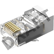 Коннектор Vention RJ45 (8p8c), FTP, cat. 6, под витую пару, экранированный (10шт.)