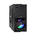 Корпус Minitower ExeGate mEVO-7807 (mATX, без БП, 1*USB+1*USB3.0, черный 1x12см с RGB подсветкой)