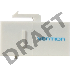 Адаптер-соединитель Vention RJ45 F / RJ45 F 8p8c кат. 6, Белый