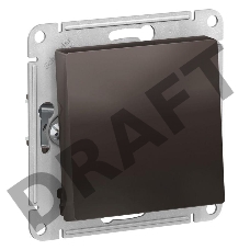 Механизм переключателя 1-кл. ATLAS DESIGN (сх.6) 10АХ мокко SchE ATN000661