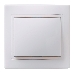 Выключатель 1-кл. СП КВАРТА 10А IP20 ВС10-1-0-КБ бел. ИЭК EVK10-K01-10-DM