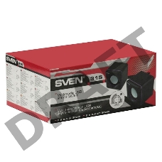 Колонки Sven 315 2.0 черный 5Вт