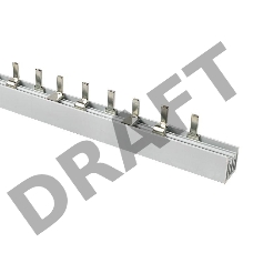 Шина соединительная PIN 3ф 100А мед. изол. 54мод (дл.1м) EKF pin-03-100