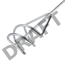 Насадка-миксер 80х400 мм (шестигранный хвостовик) Kranz