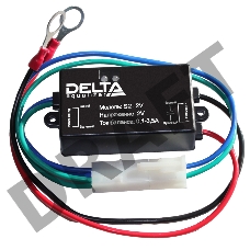 Battery equalizer S1-12V, nominal voltage of 9 to 12V, balancing current up to 3A.