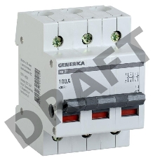 Выключатель нагрузки (мини-рубильник) 3п ВН-32 100А GENERICA ИЭК MNV15-3-100