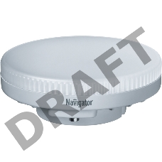 Лампа светодиодная NLL-GX53-8-230-4K 8Вт таблетка 4000К белый GX53 640лм 220-240В Navigator 71363
