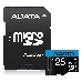 Флеш карта Micro SecureDigital 128Gb ADATA AUSDX128GUICL10A1-RA1 {MicroSDXC Class 10 UHS-I, SD adapter}