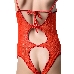Эротическое боди Candy Girl Charis красное, XL