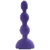 Фиолетовый анальный вибростимулятор Anal Beads S - 14,5 см. 