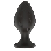 Пробка анальная Силиконовая черная S (5.8*2.8cm) 3304-01
