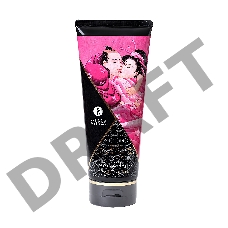 Массажный крем Shunga Raspberry Feeling, съедобный, малина, 200 мл