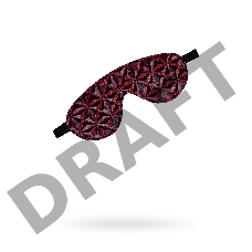 Маска TOYFA Theatre из материала с 3d эффектом, красная