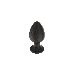 Пробка анальная Силиконовая черная S (5.8*2.8cm) 3304-01