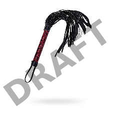 Флоггер TOYFA Theatre из материала с 3d эффектом, красный Флоггер TOYFA Theatre из материала с 3d эффектом, красный