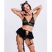 Костюм Игривой кошечки Черный S/M