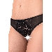 Эротические трусики с бантом Erolanta Mia, черный (46-48)