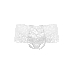 Эротические трусики с имитацией шнуровки Erolanta Cheryl, белый (46-48)