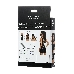 Платье Glossy из материала Wetlook с заклепками, черный, S