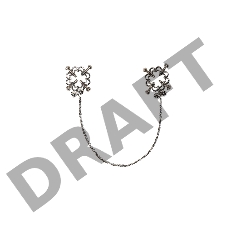 Серебристые зажимы на соски Dare You Серебристые зажимы на соски Dare You