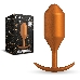 Пробка для ношения цветы бронзы B-vibe Snug Plug 4 - 14 см.