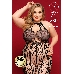 Костюм-сетка Candy Girl Josie, черный, 2XL