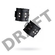 Наручники Sitabella, кожа, чёрные