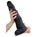 Фаллоимитатор-супергигант TYRANT Lovetoy, ПВХ, черный 36 см