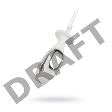 Вагинальный электростимулятор Mystim Julian, ABS пластик, белый, 7.9 см