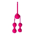 Вагинальные шарики A-Toys by TOYFA Redvil, силикон, розовые, 16,5 см