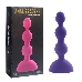 Фиолетовый анальный вибростимулятор Anal Beads S - 14,5 см. 