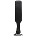 Черная шлепалка Bound to You Faux Leather Spanking Paddle - 38,1 см.