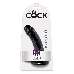 Фаллоимитатор на присоске черный King Cock 6 Cock Black