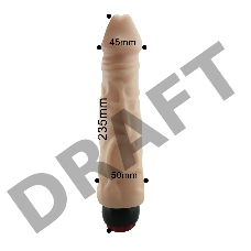 Крупный вибратор-реалистик Perfect Pleasure - 24 см.