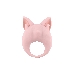 Перезаряжаемое кольцо для клиторальной стимуляции MiMi Animals Kitten Kiki Light Pink 7200-02lola