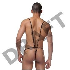 Боди мужское красный леопард S/M Боди мужское красный леопард S/M
